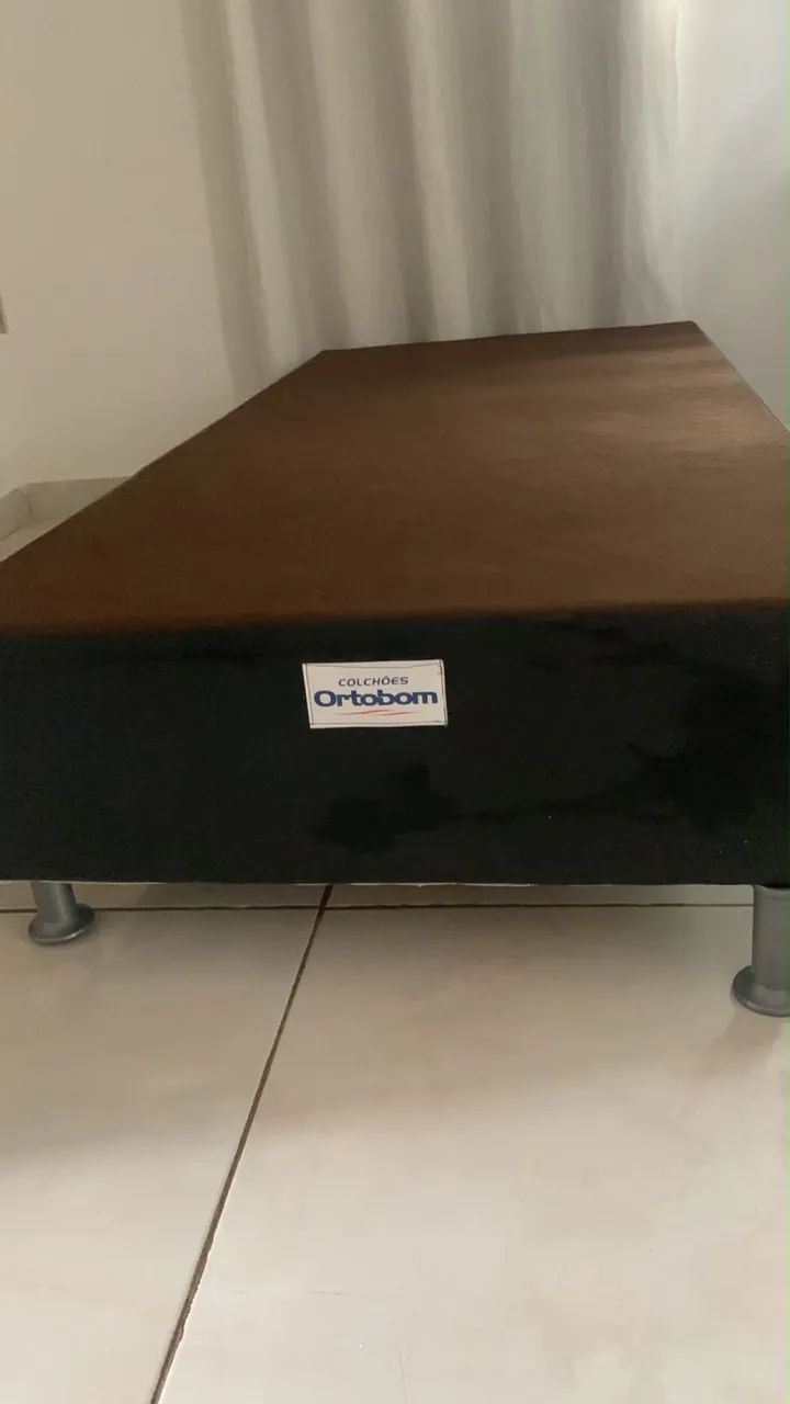 Base de cama solteiro ortobom 