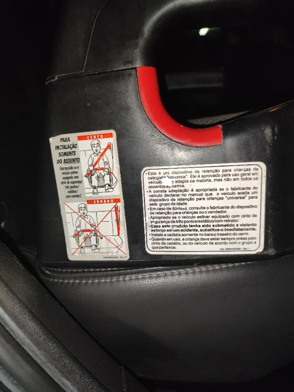 Assento com encosto infantil para carro - Foto 4