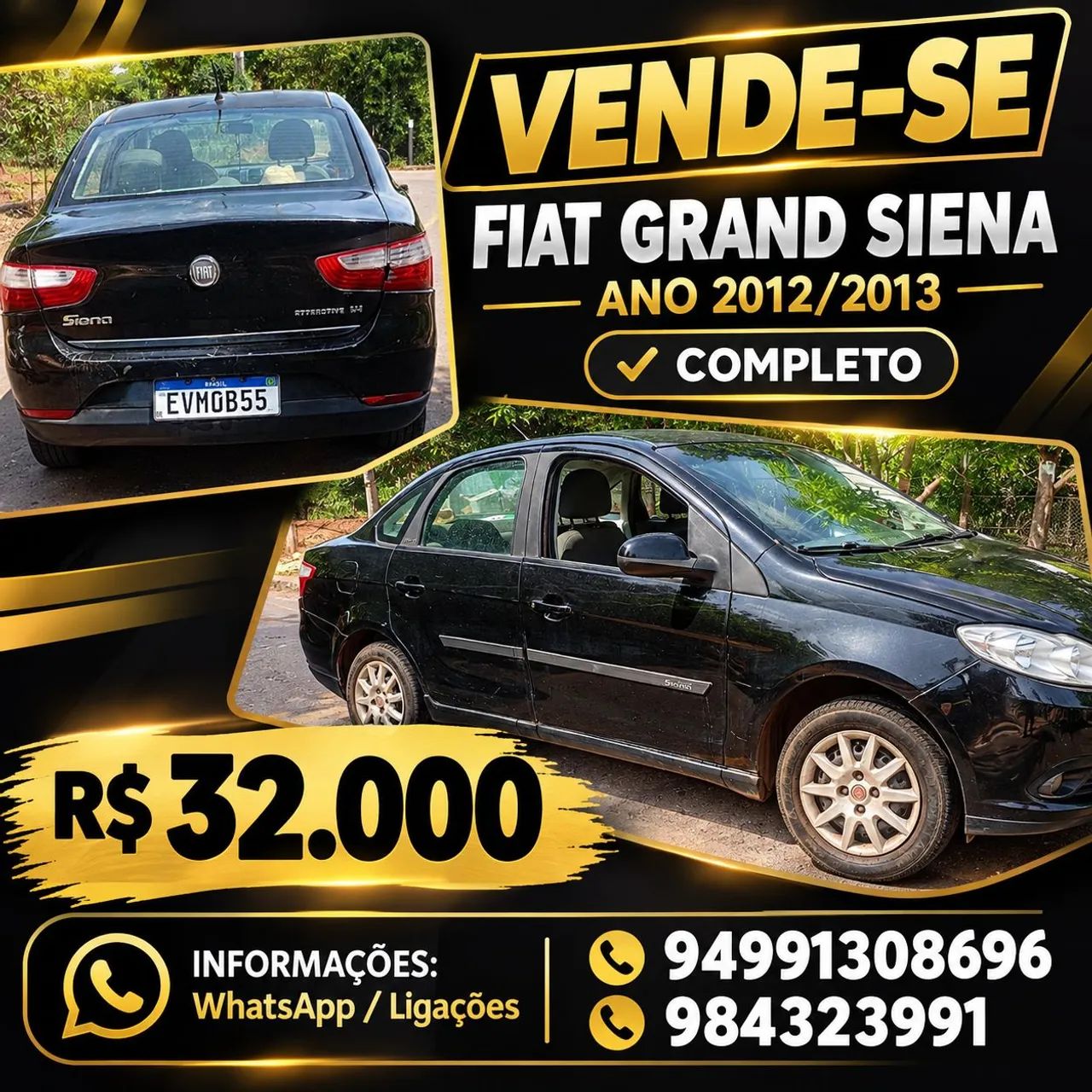 Fiat Grand Siena Grand Siena ATTRAC. 1.4 EVO F.Flex 8V 2013