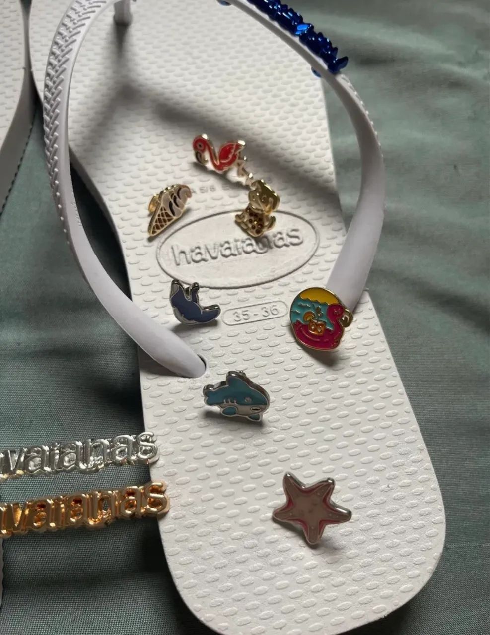 Havaianas Slim Square Branco - Foto 3