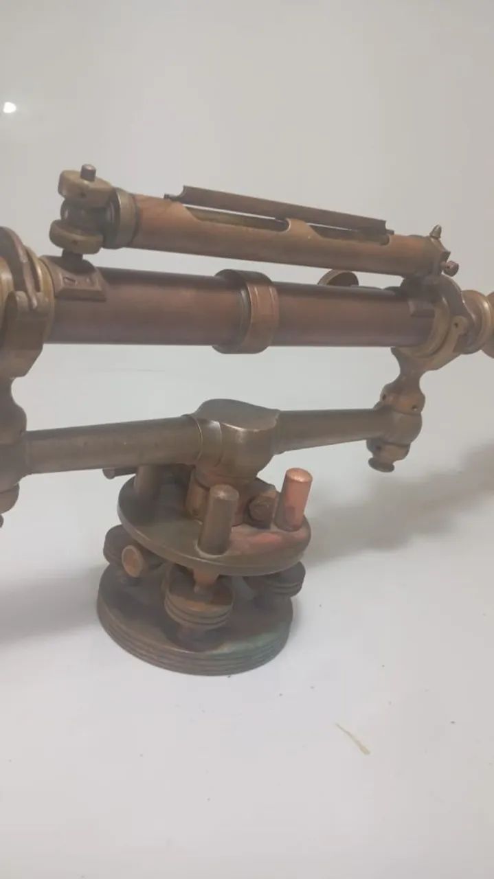 Nível Teodolito Gurley Antigo para Decoração - Foto 3