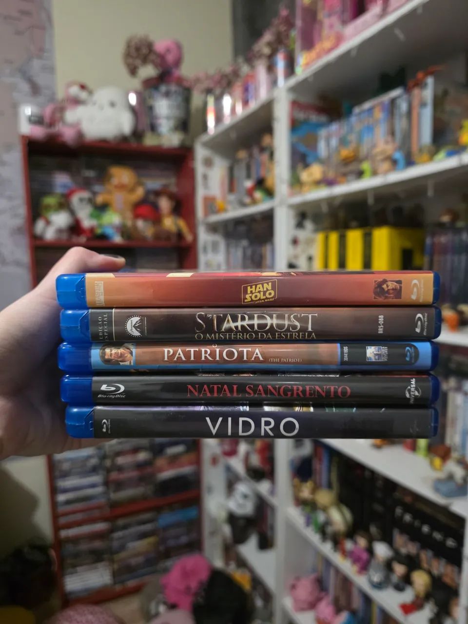 Lote 5 filmes em blu-ray