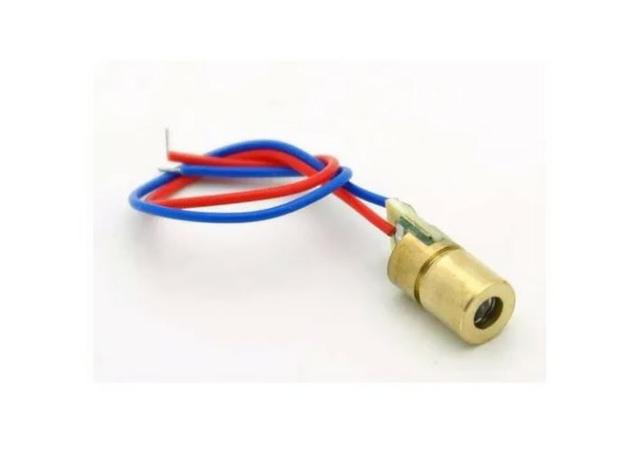COD-AM43 Módulo Laser 5v 5mw 650nm 6mm Arduino - Pic - Automação