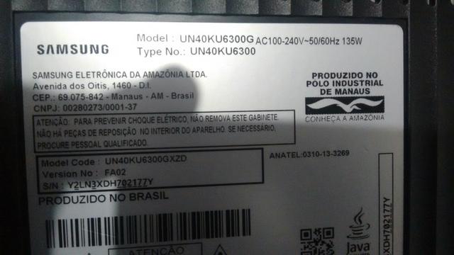Vendo ou faço rolo, tv Samsung 40p 4k a tela quebrou - Foto 2