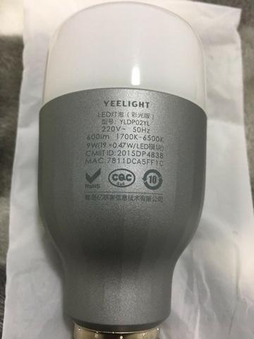 Lâmpada Yeelight Nova wifi App Zerada 220v - Foto 4
