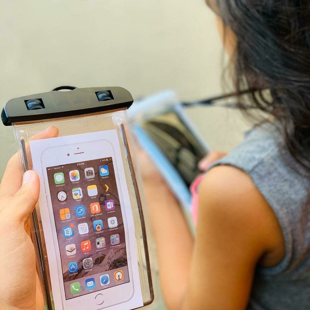 Capa Bolsa Celular A Prova Dágua Proteção- Mergulhos E Chuva<br><br>