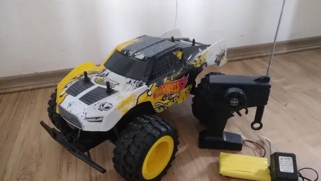 Carro Com Controle Remoto Monster Truck Hot Wheels Candide