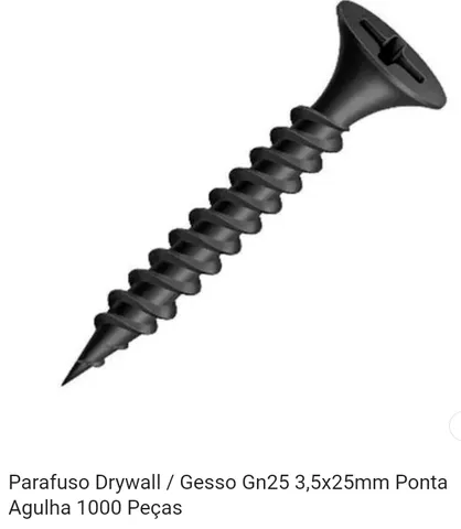 Vendo caixa de Parafusos Drywall GN25 caixa com 1.000 parafusos