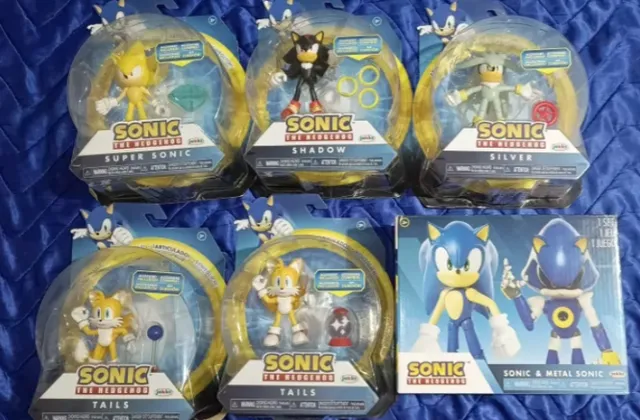 Boneco Sonic 28cm Azul Personagem Jogo Videogame Caixa