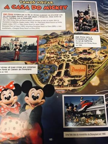 Album De Figurinhas Disney Mickey Mouse Lindo E Completo Capa Dura! - Foto 2