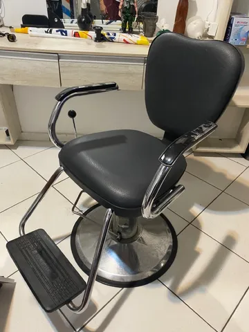 Cadeira De Barbeiro Reclinavel Moveis Cabeleireiro Envio 24h