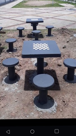 Mesas de concreto para praças - Foto 5