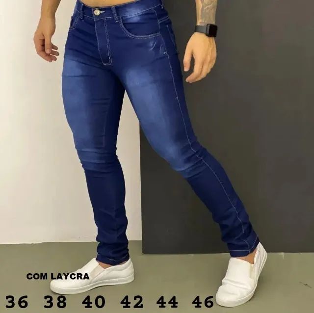 Calça jeans masculina com sales stress