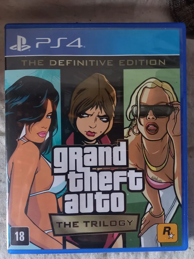 Grand Theft Auto The Trilogy Ps4 (Novo) (Jogo Mídia Física