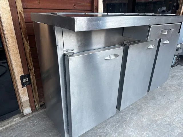 Balcão condimentador refrigerado 