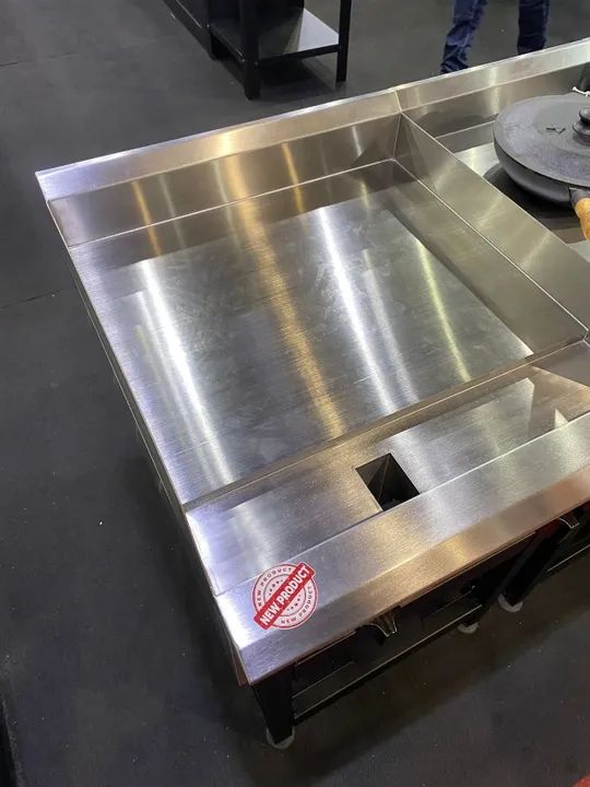 Chapa para hamburgueria em inox linha prime - marca venâncio - promoção  - Foto 3