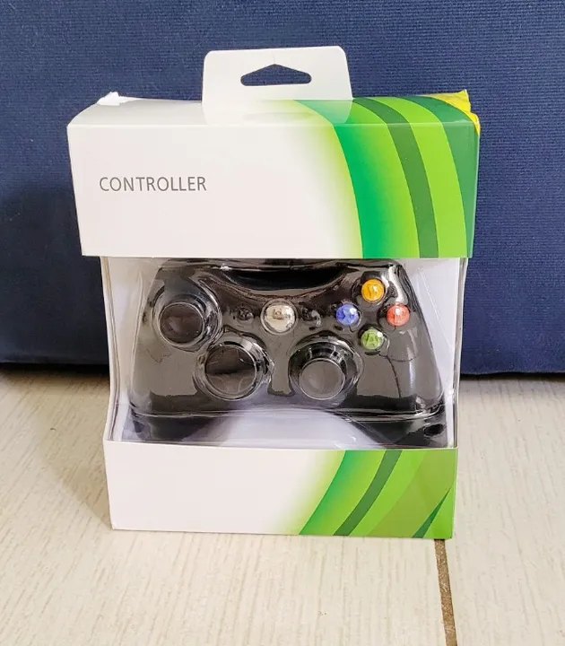 Vendo Controle Para Xbox 360 / Computador - Com Fio, Novo Lacrado, Entrego Aceito Pix