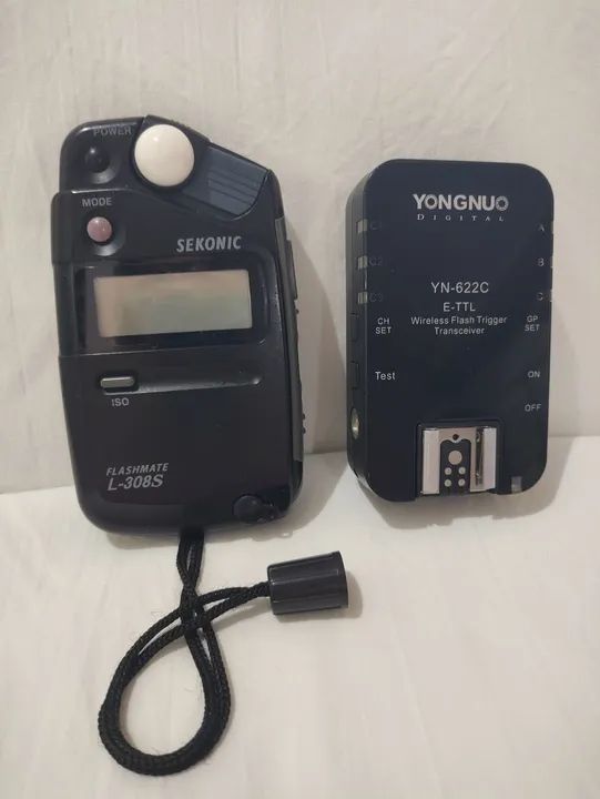 Kit de Acessórios para Fotografia - Yongnuo YN-622C E-TTL + Sekonic L-308S (Sem o cabo) - Foto 2