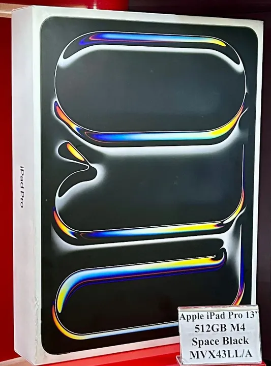 Apple iPad Pro 13" M4 512GB Wi-Fi Black Space/Preto - Produto Novo, Lacrado com Garantia.