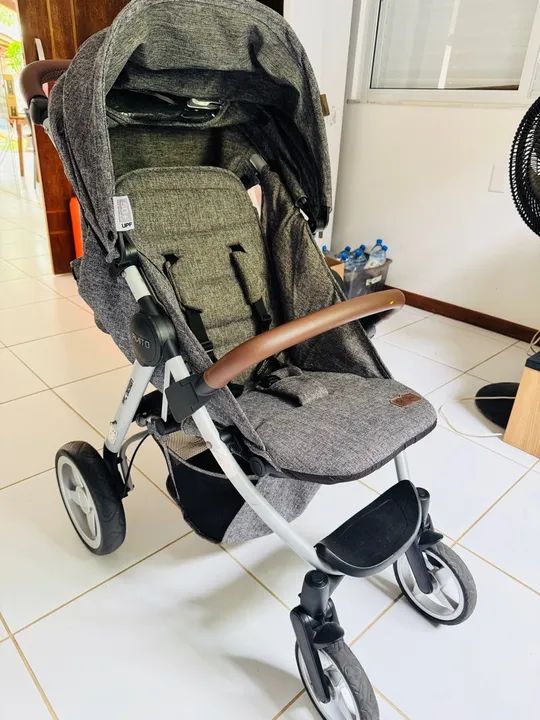 Carrinho de bebê importado ABC Design Avito com bebê conforto - Foto 3