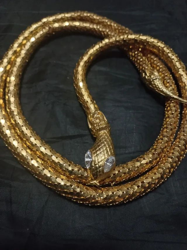 Colar,pulseira, gargantilha, cinto,cobra