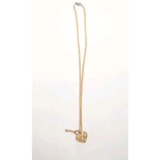 Colar pingente chave do coração - Foto 2