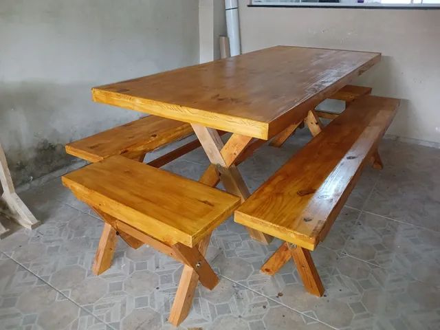 Mesa madeira.  - Foto 5