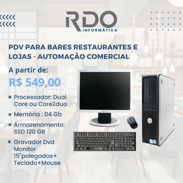 PC bom para o PDV da sua loja!