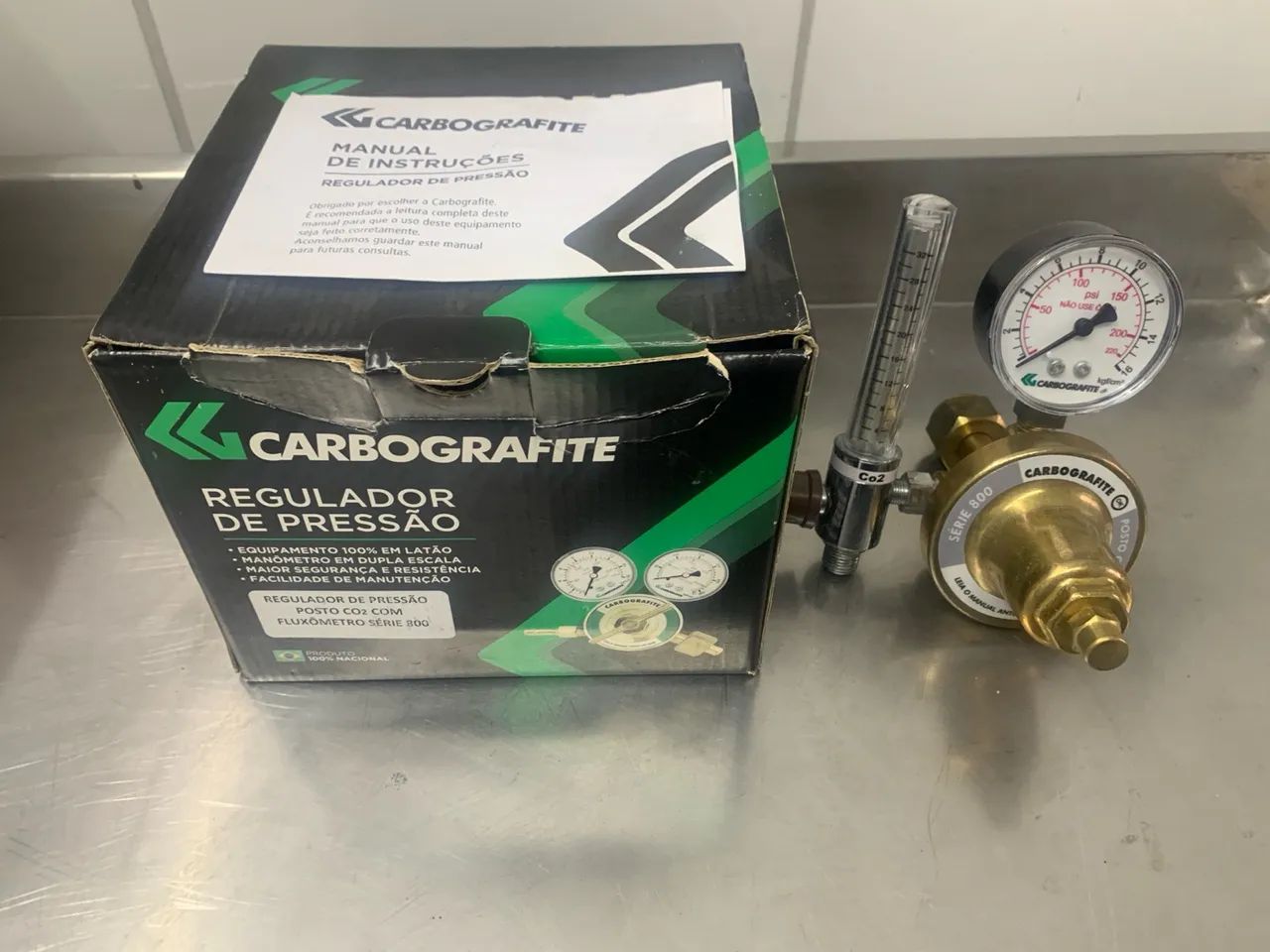 REGULADOR DE PRESSÃO CO2  - SÉRIE 800 - Foto 2