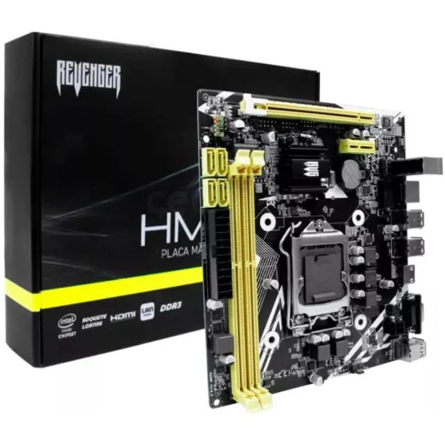 Placa Mãe da Intel Nova Geração de Placas LGA1156 HM55 Nova na Caixa e Lacrada