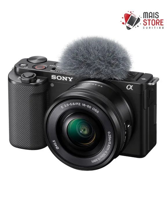 Câmera Digital Sony ZV-E10 Kit 16-50MM Novo/Lacrado