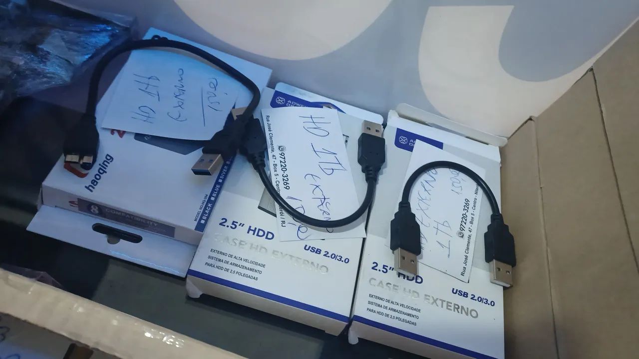 HD Externo 2.5'' USB 2.0/3.0