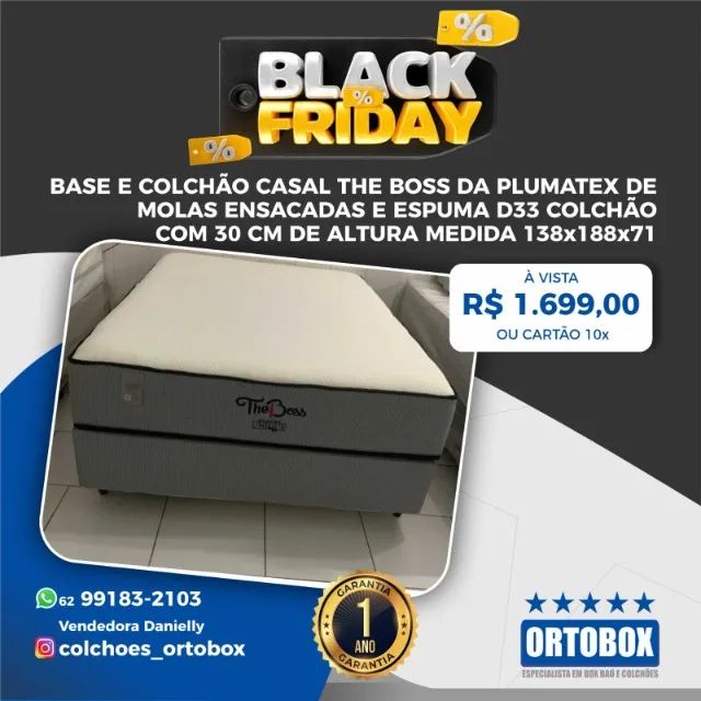 Base e Colchão CasaL Da Plumatex