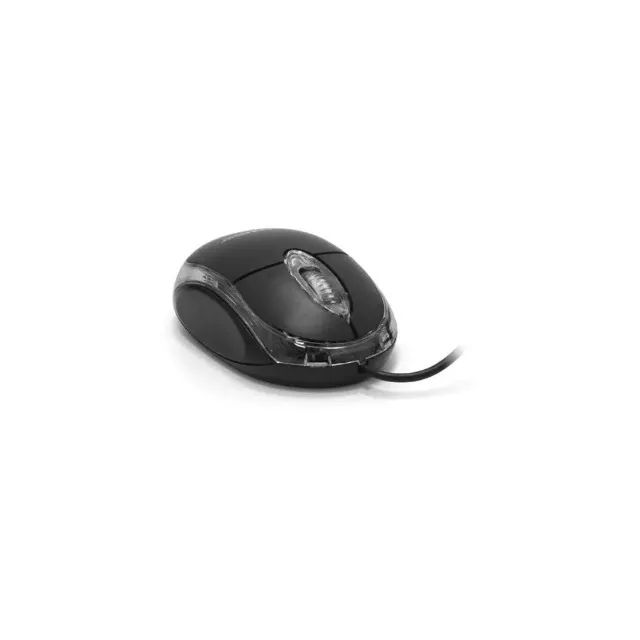 Mouse Optico Usb Com Fio Office Preto - Foto 3