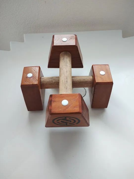 Suportes de fazer flexão semi-novos negociável  - Foto 4