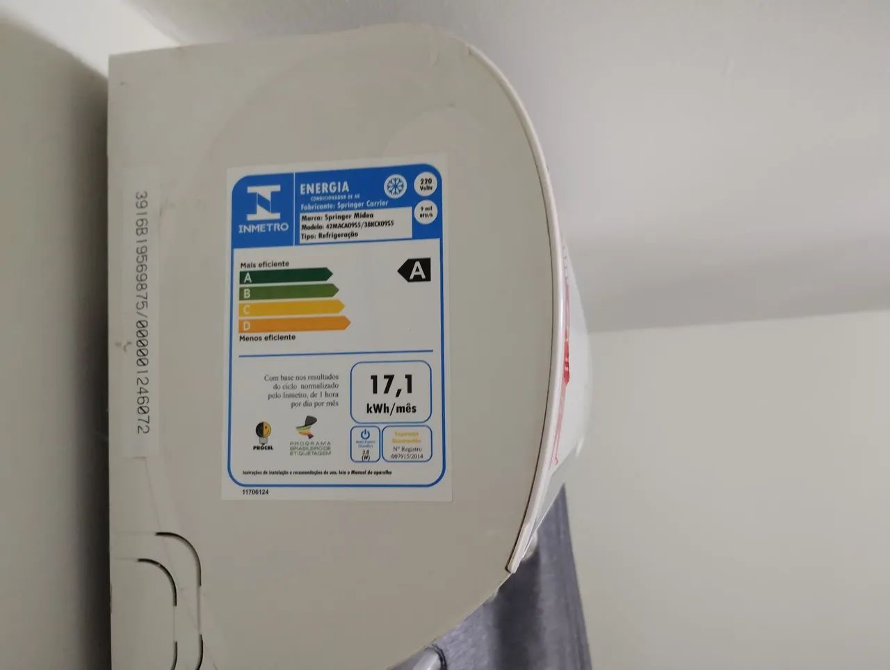 Ar condicionado Midea 9.000 BTUs - Foto 3