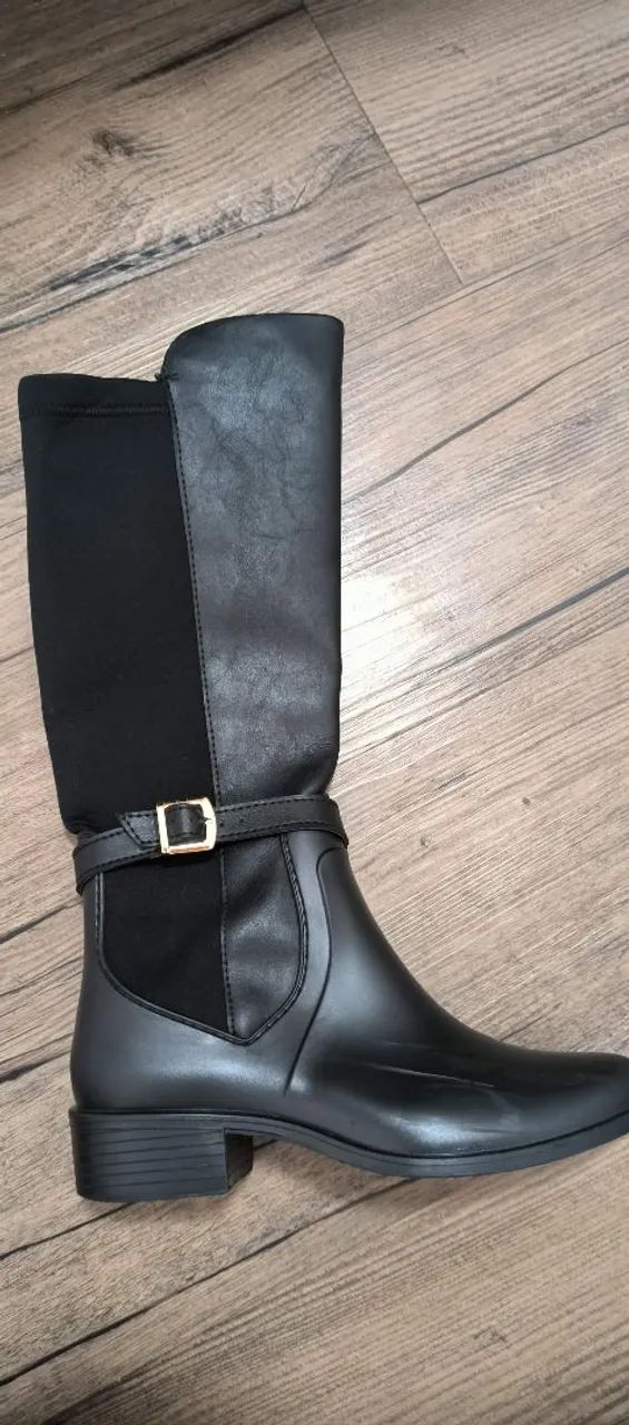 Botas preta cano longo - Foto 2