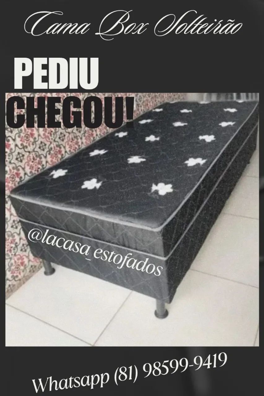Cama Box Solteirão - Pronta Entrega pague na entrega