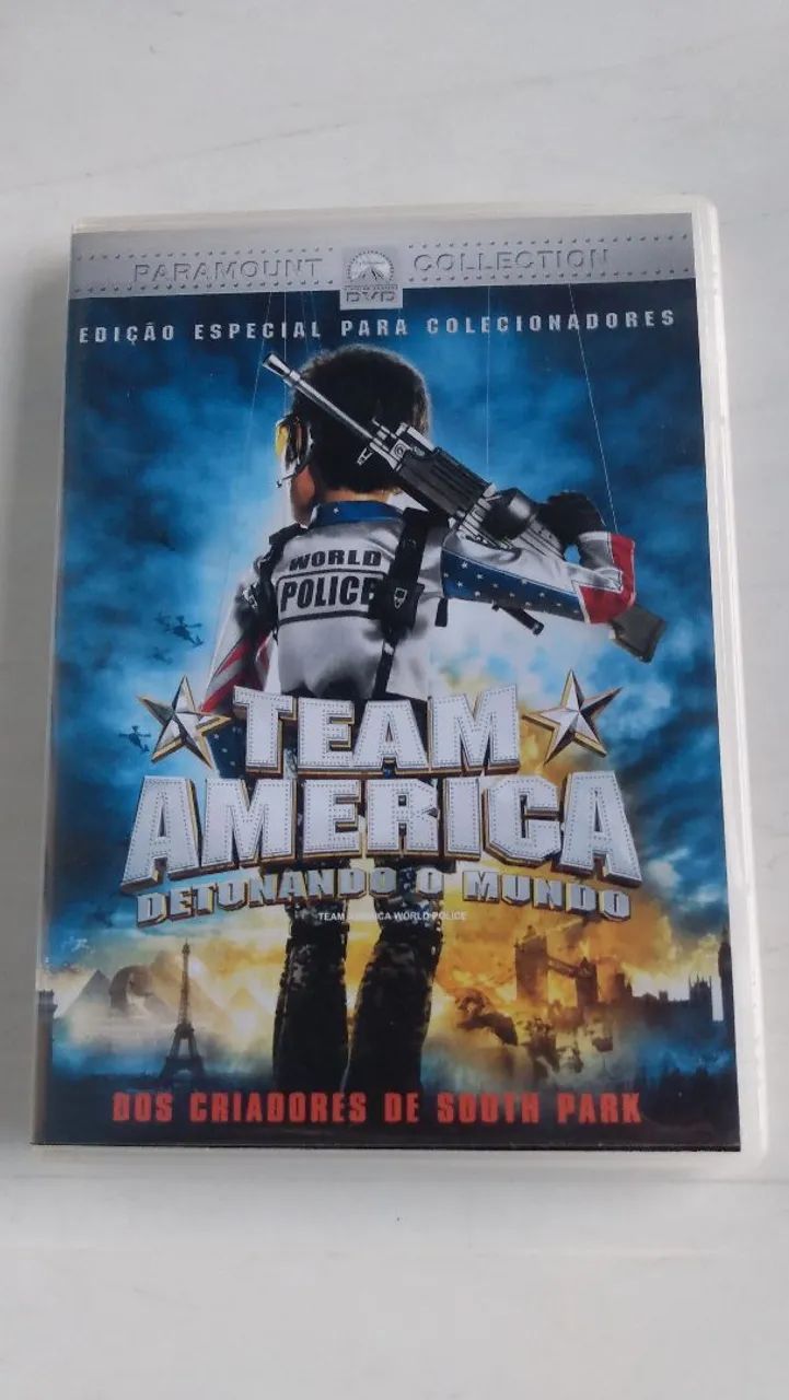 DVD original Team América ótimo estado. 
