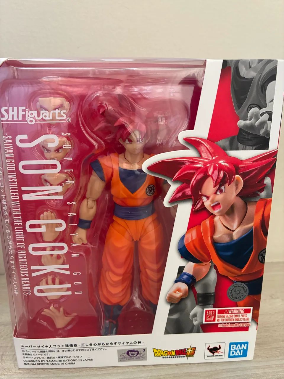 Goku Super Saiyajin God S.h. Figuarts Dragon Ball Z Bandai - Foto 3