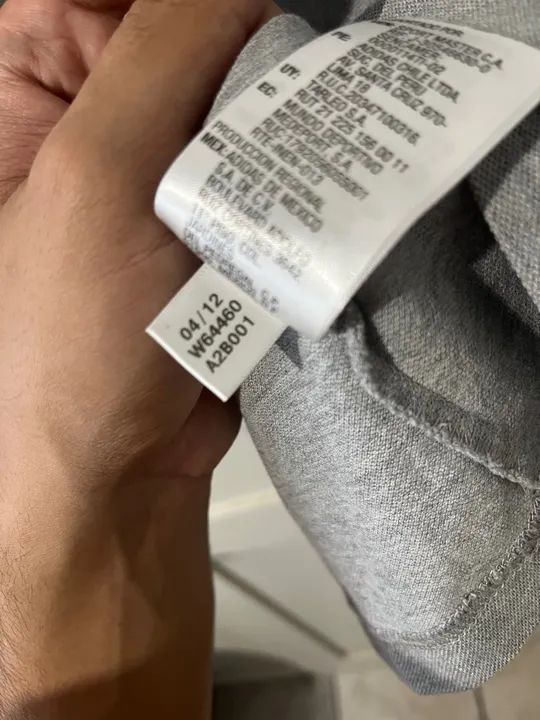 Polo Adidas Pique cinza  - Foto 5
