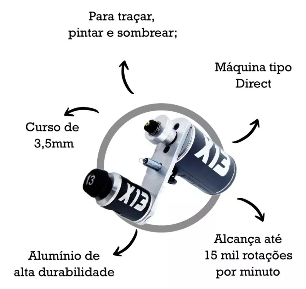 Maquina de tattoo X13 - Foto 2