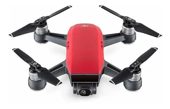 Ddrone DJI spark fly more combo com câmera fullhd red 2 baterias + acessórios