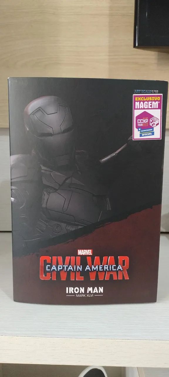 Estátua Iron Studios - Iron-Man Guerra Civil 1/10 - Foto 2