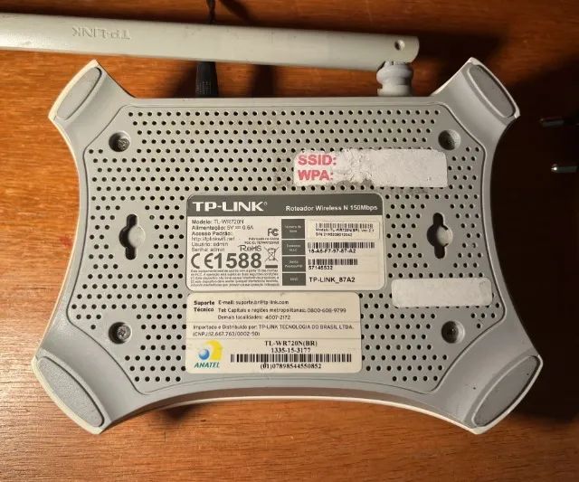 Roteador Wifi Wireless TP-LINK TL-WR720N - EM ÓTIMO ESTADO - FUNCIONANDO - Foto 3