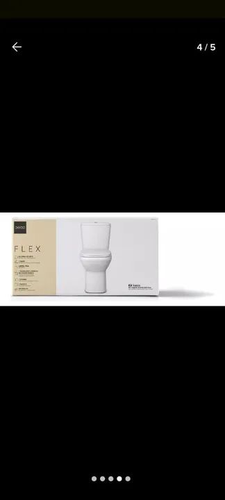 Vaso Sanitário Novo Deca flex - Foto 4