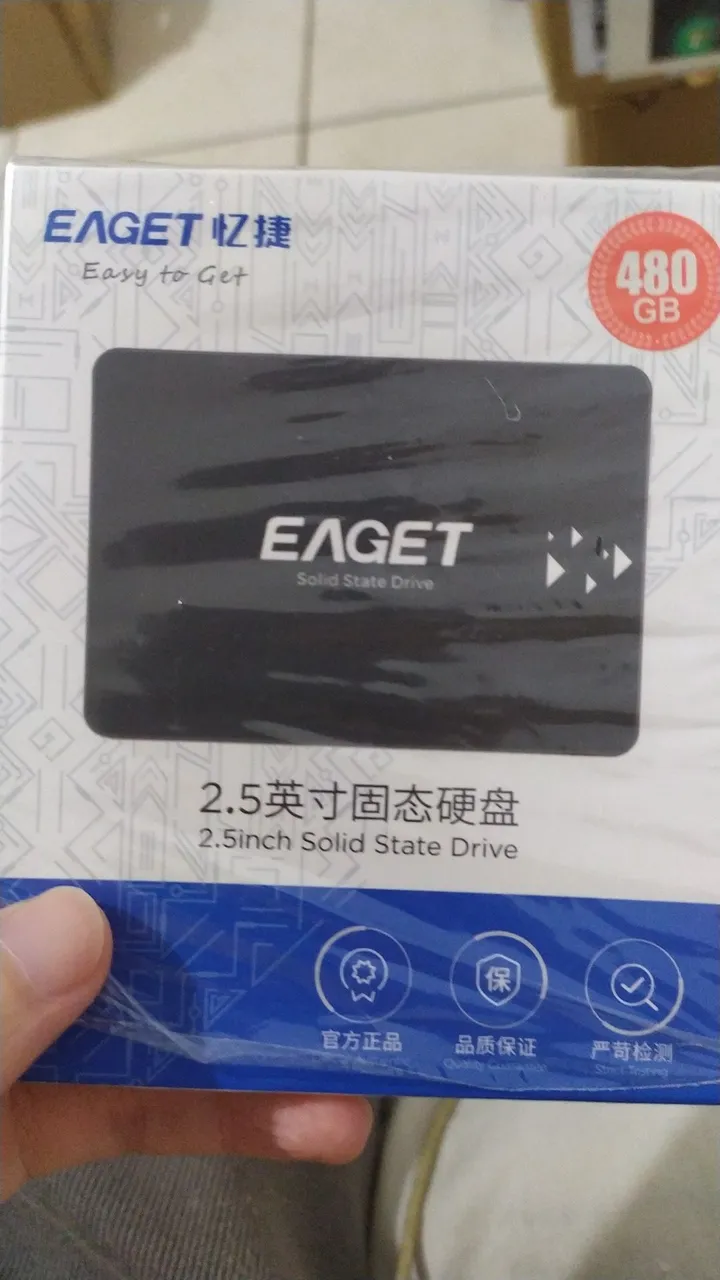 SSD 480GB EAGET - Alta performance e velocidade