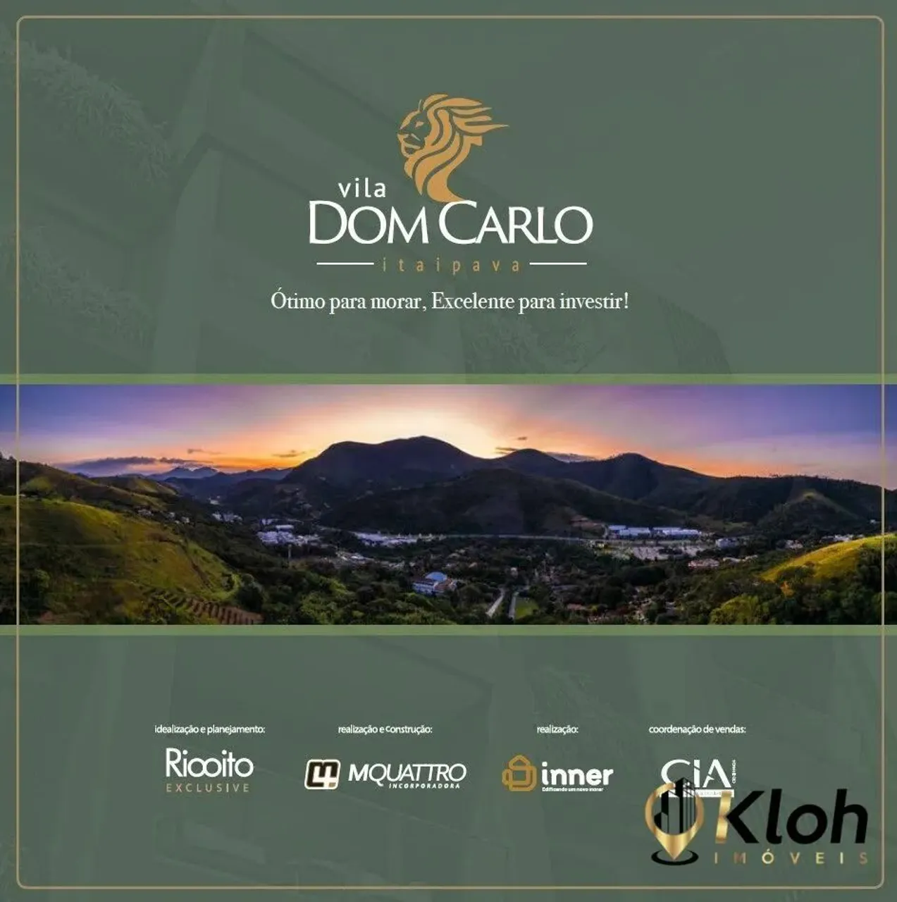 Itaipava - Lançamento Vila Dom Carlo ' Lofts, Aptos e Coberturas ' Garanta Sua unidade no