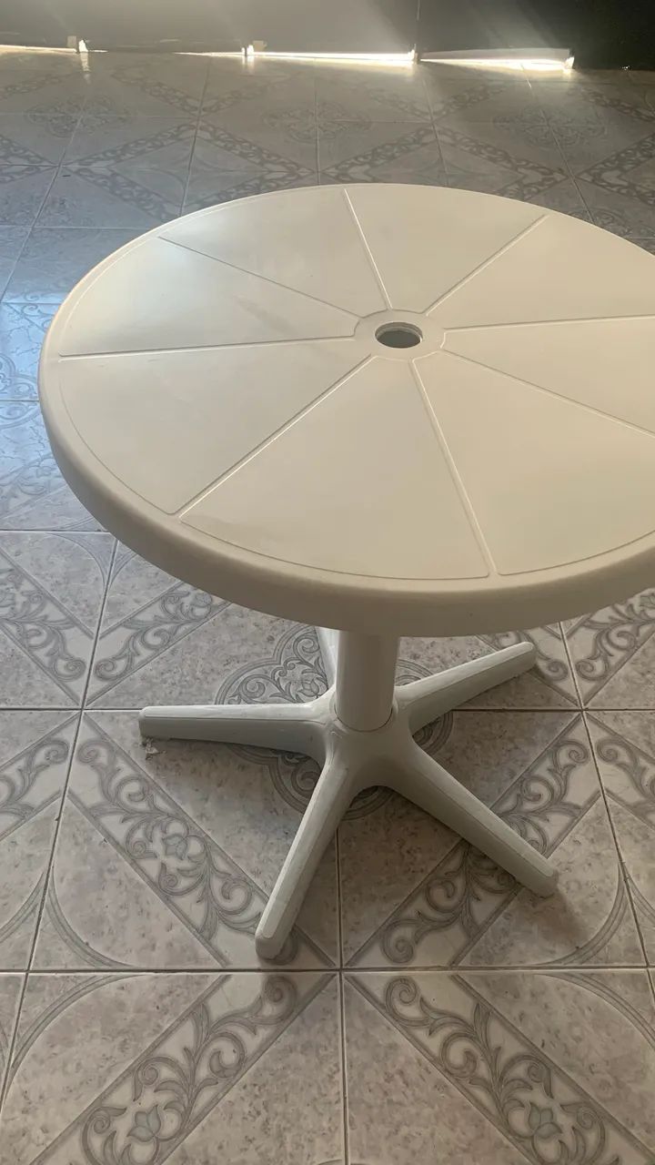2 Mesas redonda de plástico  - Foto 3