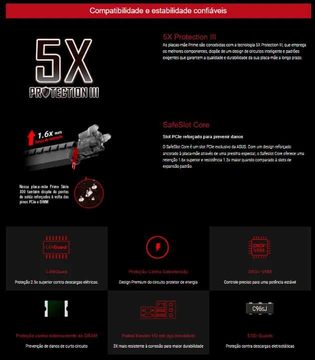 Placa Mãe Asus Prime B450M-Gaming/br DDR4 Socket AM4 Chipset AMD B450 - Foto 5